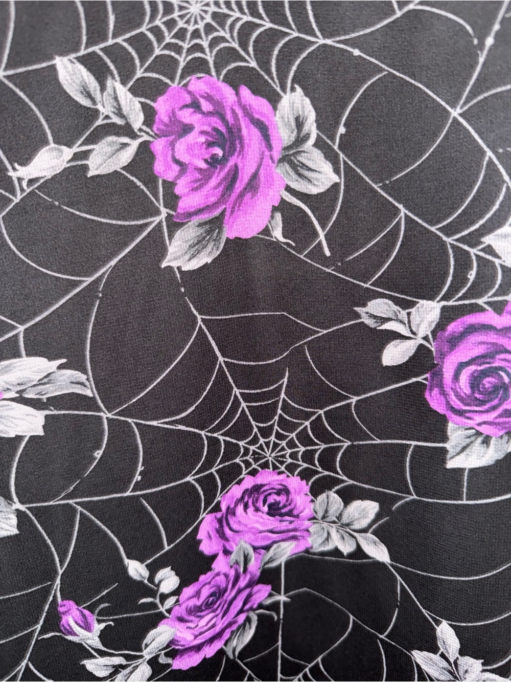 Torrid Sophie Spiderweb Purple Rose Swing Cami Size 2 - Picture 2 of 3
